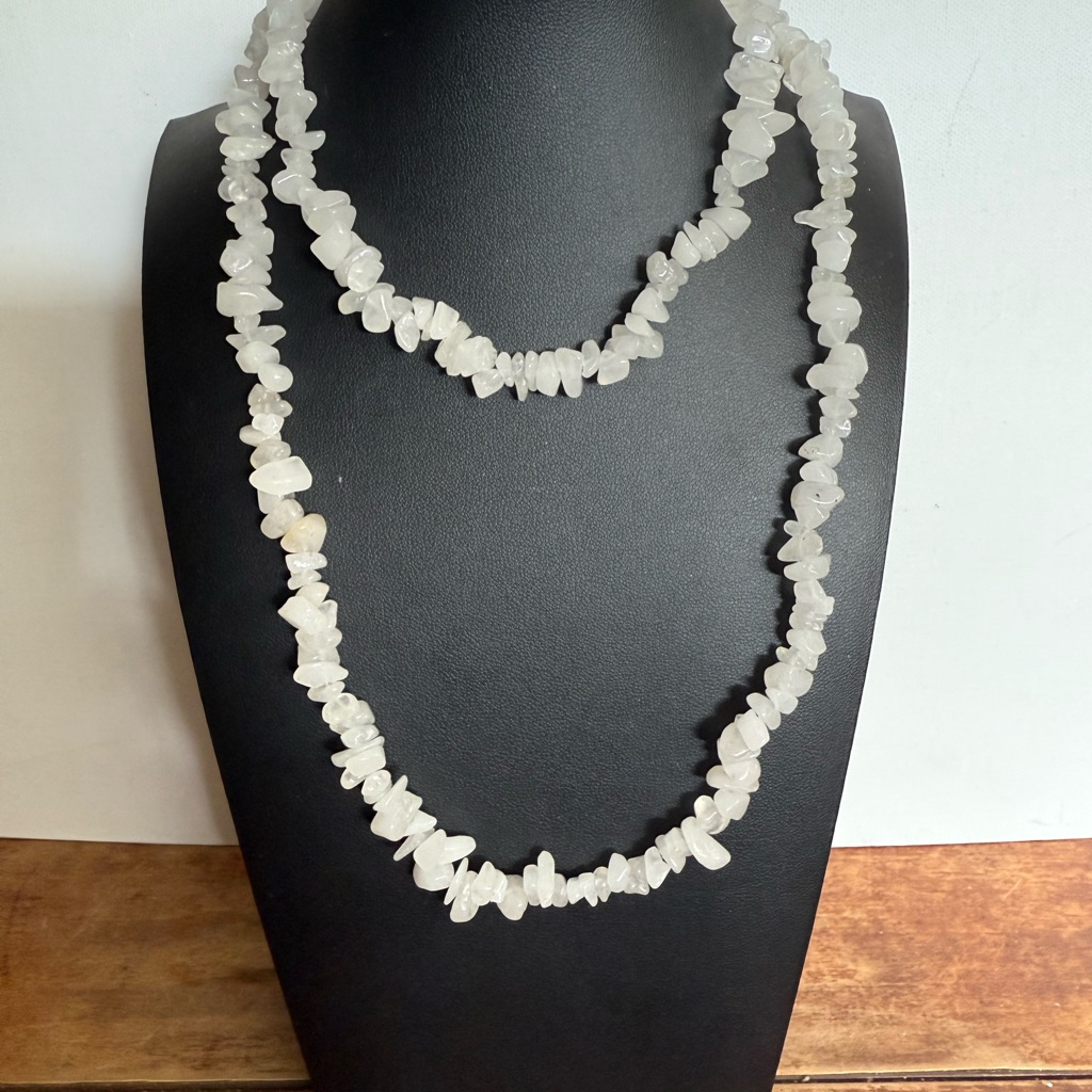 Moonstone Chip Necklace